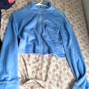 Super cute blue open jacket